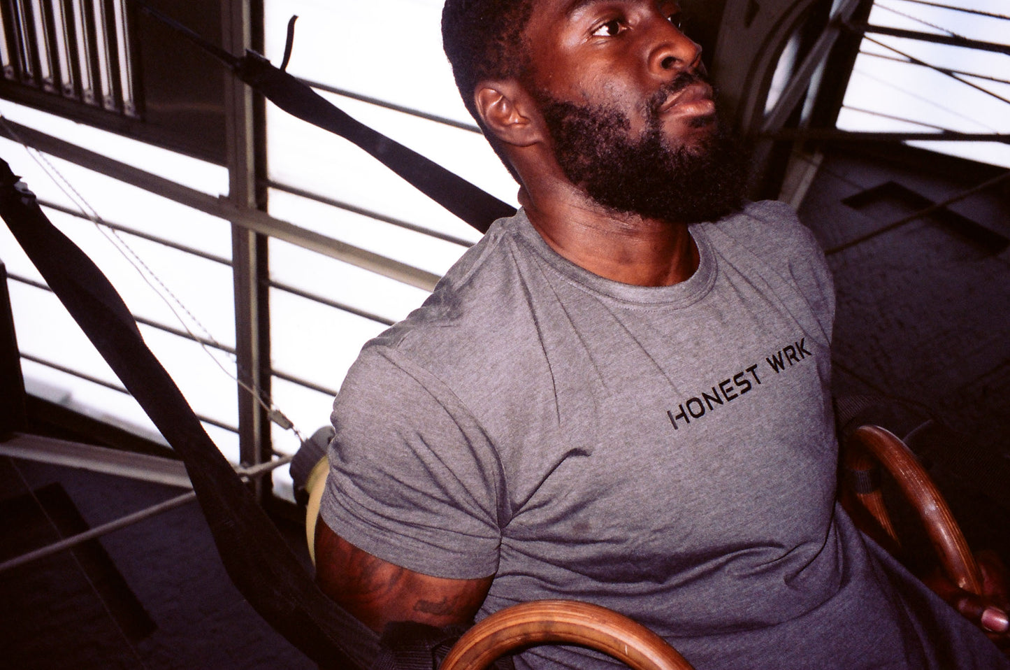 HONEST CHARCOAL T-SHIRT